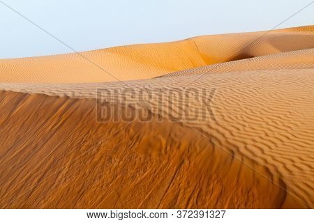 Sand Dunes Of Sharqiya Wahiba Sands, Oman