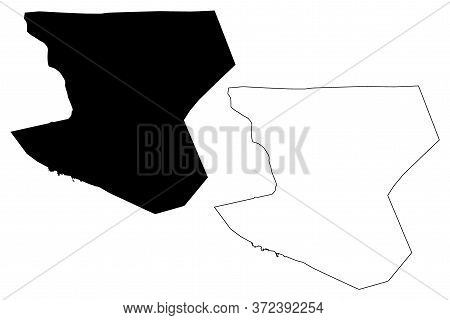 Riyadh City (kingdom Of Saudi Arabia, Riyadh Region) Map Vector Illustration, Scribble Sketch City O