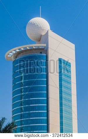 Abu Dhabi, Uae - March 7, 2017: Etisalat Tower 2 In Abu Dhabi.