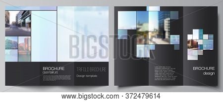 Vector Layouts Of Covers Design Templates For Trifold Brochure, Flyer Layout, Magazine, Book Design,