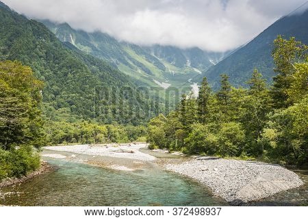 Kamikochi , A Popular Resort In The Northern Japan Alps Of Nagano Prefecture