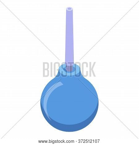 Medical Hand Pump Icon. Isometric Of Medical Hand Pump Vector Icon For Web Design Isolated On White 