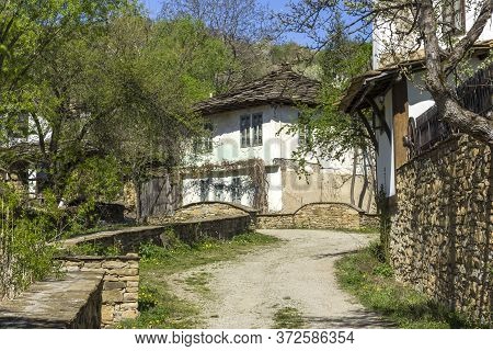 Staro Stefanovo, Bulgaria - April 9, 2014: Typical Houses At Historical Village Of Staro Stefanovo, 