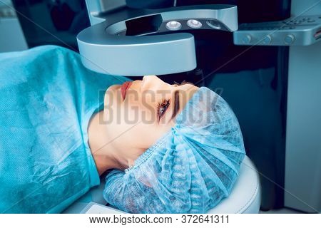 The Operation On The Eye. Cataract Surgery.