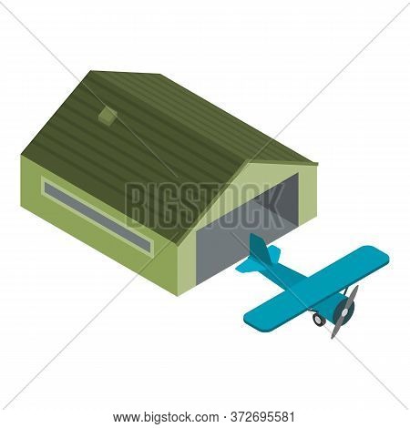 Propeller Airplane Icon. Isometric Illustration Of Propeller Airplane Vector Icon For Web