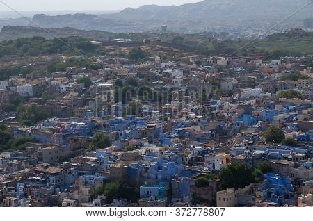 The Cityscape Of Jodhpur From The Top Mehrangarh Fort