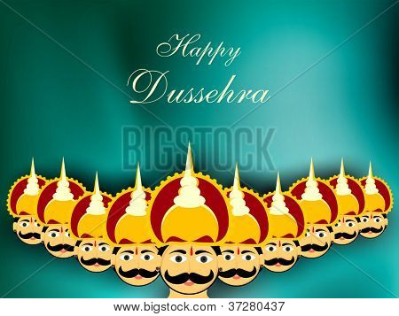 Dussehra festival arka plan. EPS 10.
