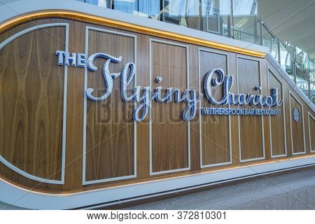 Flying Chariot Wetherspoon Restaurant At London Heathrow Airport - London, United Kingdom - Septembe
