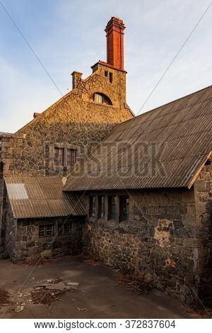 Old Bratslav Water Mill With Power Station In Nemyriv, Ukraine