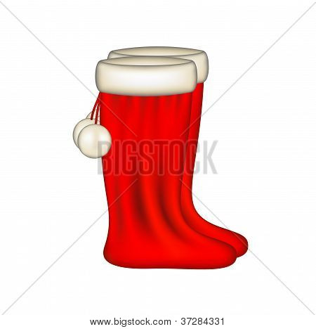 Botas de Santa Claus