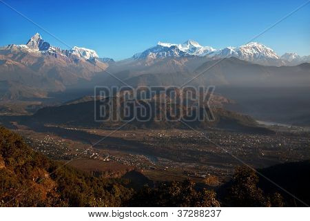 Pohled himálajské hory