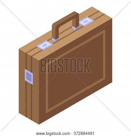 Tax Inspector Bag Icon. Isometric Of Tax Inspector Bag Vector Icon For Web Design Isolated On White 