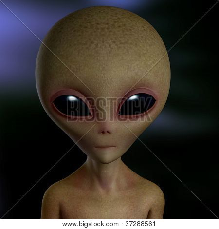 Šedá Alien