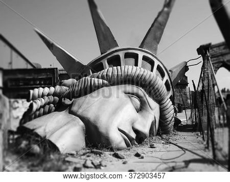 The End Of The World. Apocalyptic Vision Of The Future World.