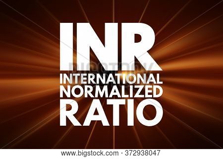 Inr - International Normalized Ratio Acronym, Medical Concept Background