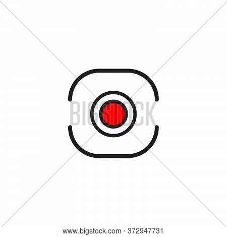Camera Icon Logo Design Vector Simple Symbol