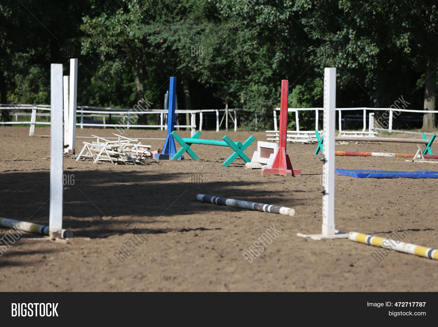 Show Jumping Poles Image & Photo (Free Trial) | Bigstock