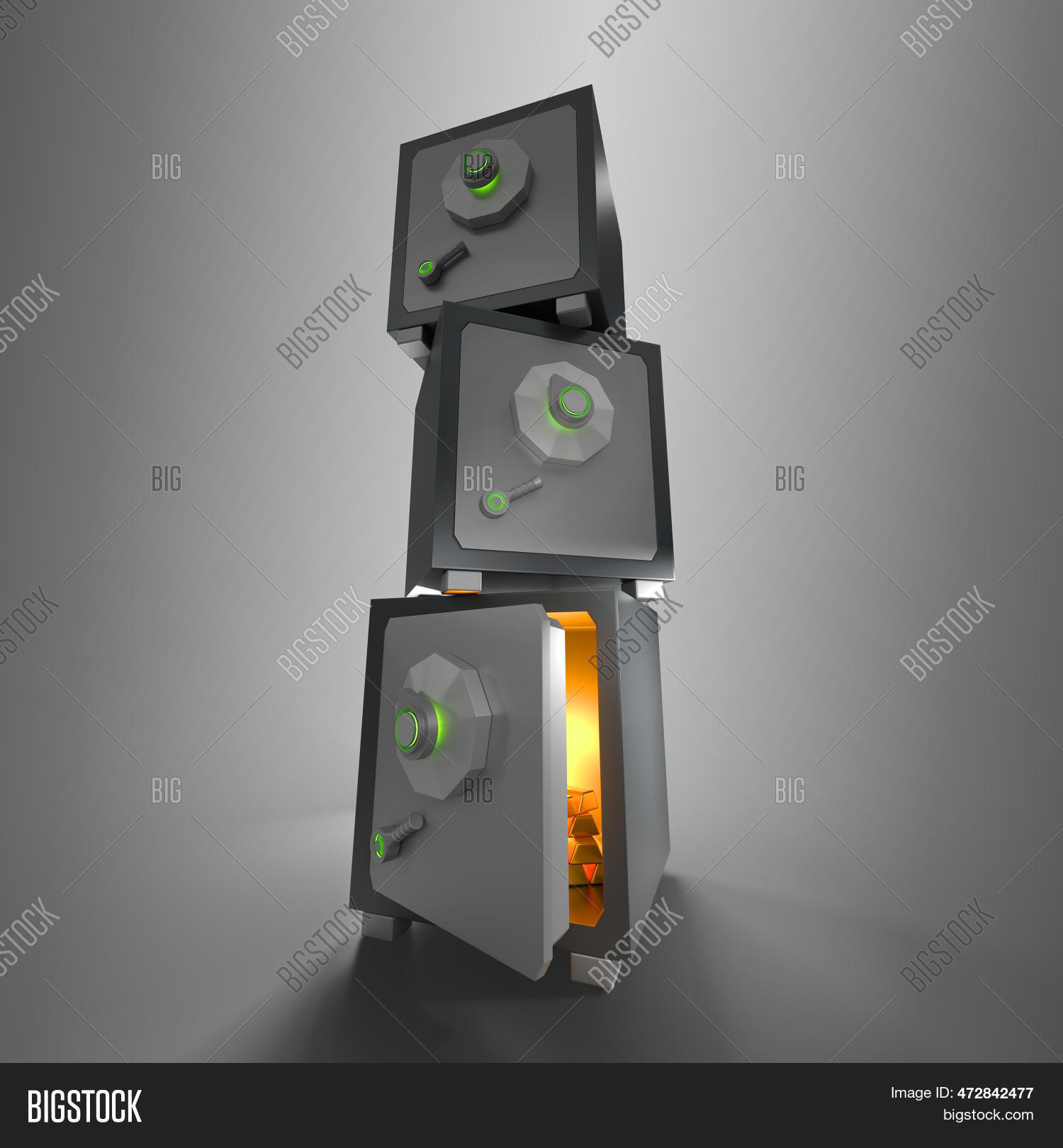 Safe Boxes Closed Open Image & Photo (Free Trial) Bigstock