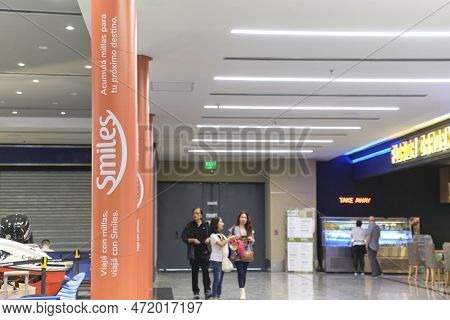 Buenos Aires, Argentina, November 18, 2022: Smiles, A Mileage Accrual Program, Advertised In The Boa