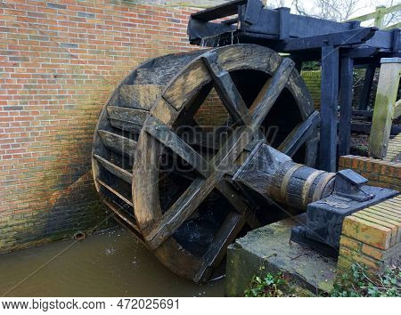 Old Restored Water Mill In Wilsum, Germany