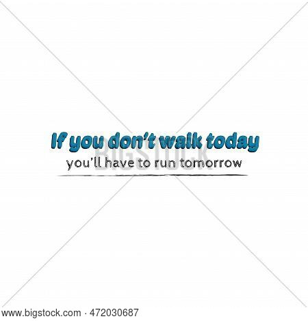 Vector Of Hand Drawn Lettering Phrase And Illustrations. Modern Brush Calligraphy For Blogs And Soci