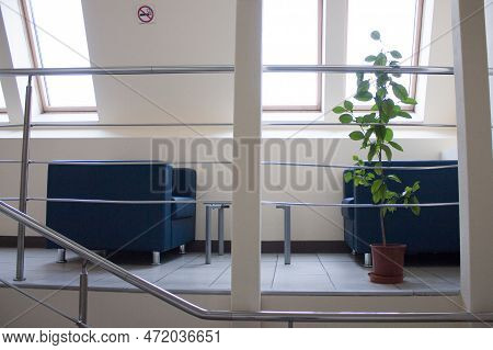 Recreation Area On The Stairwell In The Office Center
