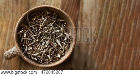 Olive Leaf Herb Used In Alternative Herbal Medicine To Benefit Cardiovascular And Immune Systems, In