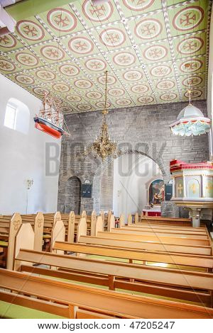 อาการของโรคของ Peders Kirke เซนต์บนเกาะบอร์นโฮล์ม