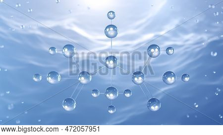 Etidronic Acid Molecular Structure, 3d Model Molecule, Non-nitrogenous Bisphosphonate, Structural Ch
