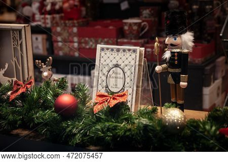 Belgrade, Serbia - December 17, 2022: Leo Tolstoy Book Anna Karenina Translated In Serbian Language,