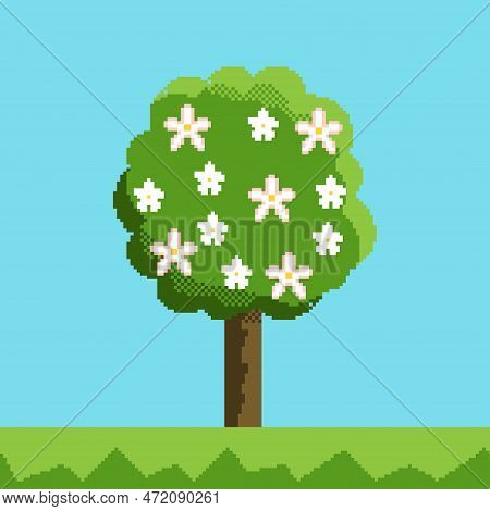 Pixel Art Nature Elements