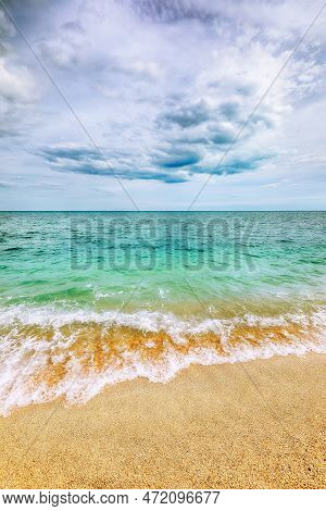 Astonishing View On Vignanotica Beach On The Coast Of Gargano National Park. The Most Beautiful Coas