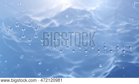 Florbetapir (18f) Molecular Structure, 3d Model Molecule, Radiopharmaceutical Compound, Structural C