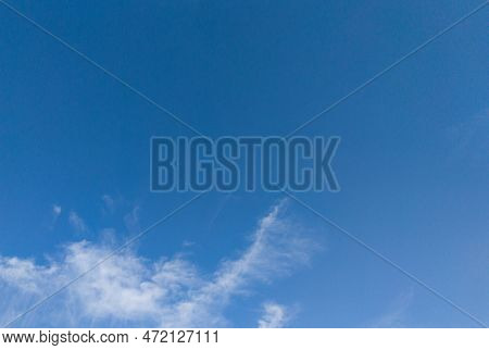 A Beautiful Blue Heaven Background Meteorology Skyline Skylight.