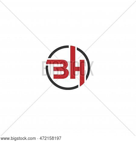 Initial Bh Letter Logo With Creative Modern Business Typography Vector Template And Abstract Letter 