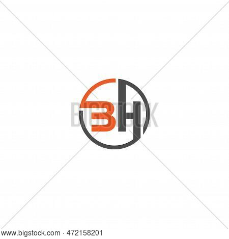 Initial Bh Letter Logo With Creative Modern Business Typography Vector Template. Creative Abstract L