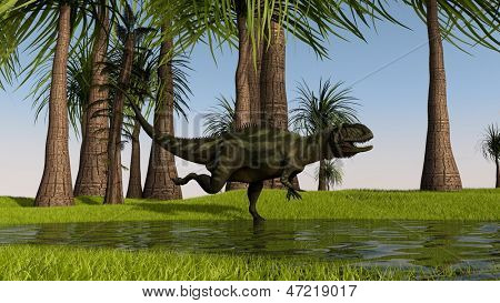 hunting yangchuasaurus