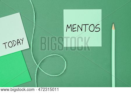 Text Showing Inspiration Mentos. Business Approach Style Of Jamaican Folk Music Based On Traditional