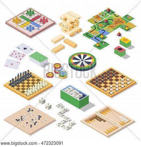 Board Games, Domino And Chess, Jenga And Cards