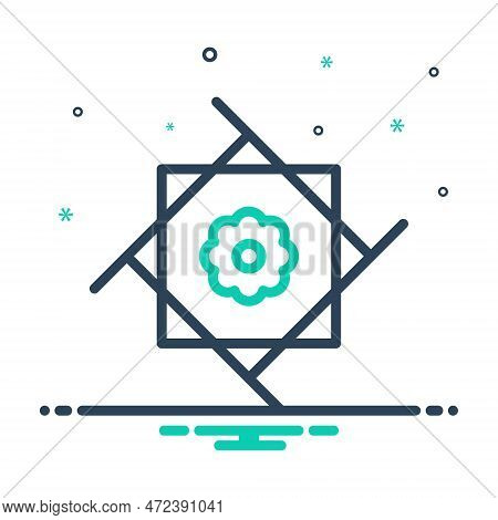 Mix Icon For Symbol Emblem Epitome Sign Ensign Mark Hieroglyph Ideogram