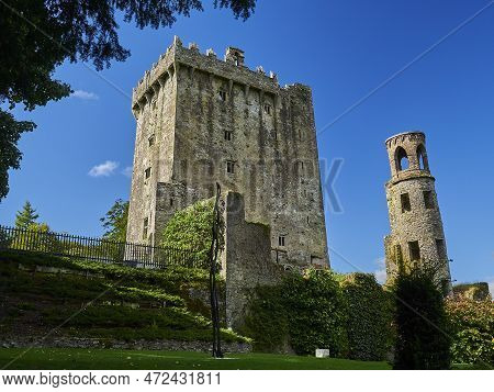 Exterior Of The Popular Ancient And Medieval Blarney Castle