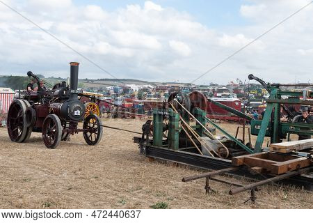 Tarrant Hinton.dorset.united Kingdom.august 25th 2022.a Restored 1912 Wallis And Steevens General Pu