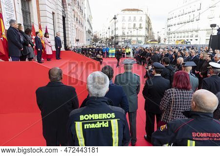 11 M. Attempt. 11-m Madrid Bombings. Commemorative Act Of The Community Of Madrid In The Puerta Del 