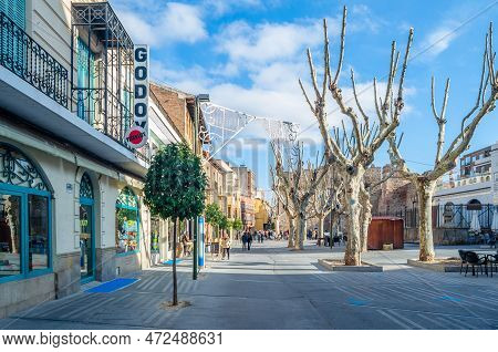 Talavera De La Reina, Spain - December 19, 2021: View Of Streets In The Historic Center Of The Town 