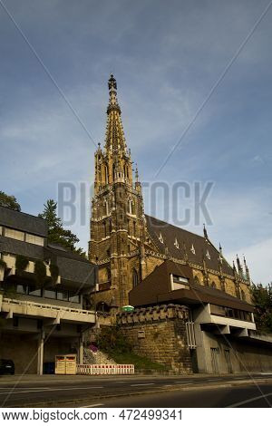 Esslingen Am Neckar. Germany. 24 September 2020. Church Of Our Lady (frauenkirche) In Esslingen Am N