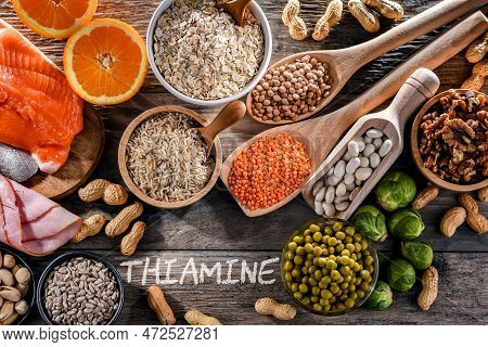 Composition With Food Products Rich In Thiamine Or Vitamin B1