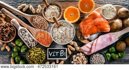 Composition With Food Products Rich In Thiamine Or Vitamin B1