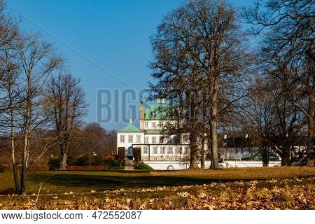 Fredensborg Palace In Denmark. Danish Royal Family's Spring And Autumn Residence