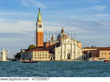 Architecture Of San Giorgio Maggiore Island, Venice, Italy