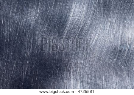 Textura de Metal rayado gris azul plata